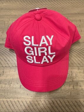 677 Queer Eye Pink 'SLAY GIRL SLAY' Embroidered Baseball Cap